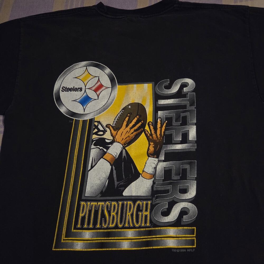 Vintage 1994 Pittsburgh Steelers T Shirt NFL Football USA